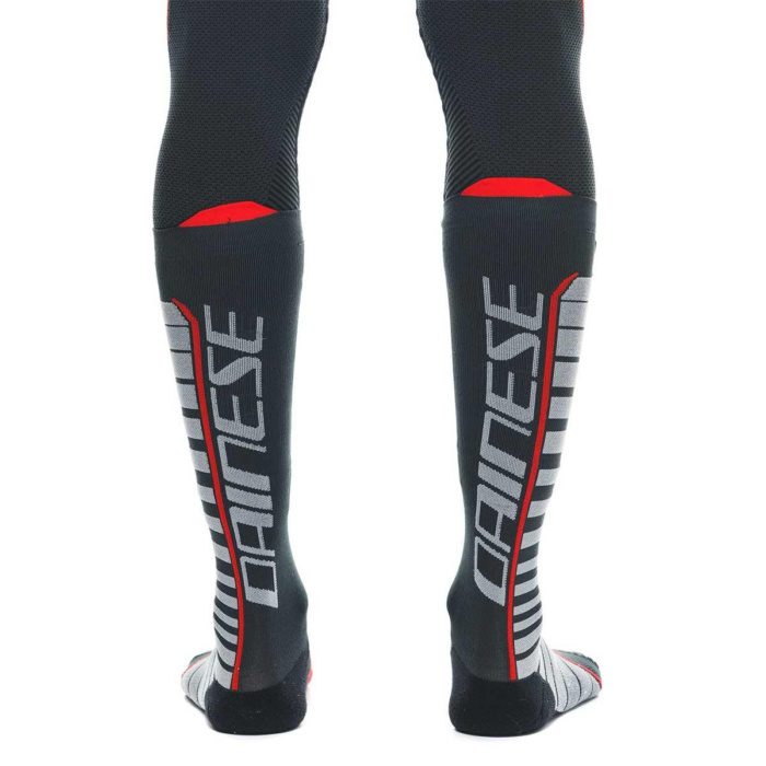 DAINESE /THERMO LONG SOCKS BLACK RED - Görsel 5