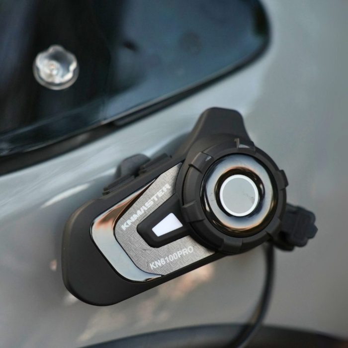 Knmaster KN6100 PRO Motosiklet Kask İnterkom Bluetooth Intercom Kulaklık Seti - Görsel 5