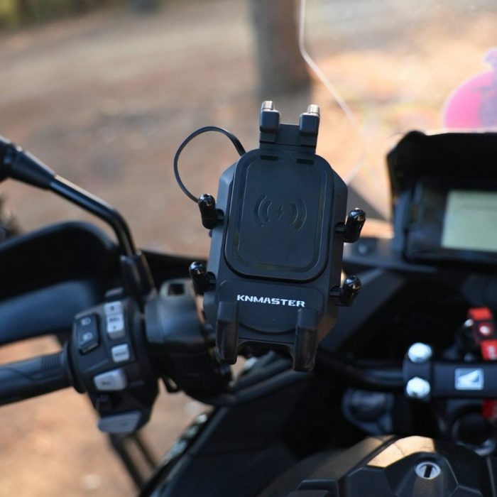 KNMASTER TT-860WU Kablosuz Şarjlı Tüm Motosikletlere Uyumlu Telefon Tutucu - Görsel 5