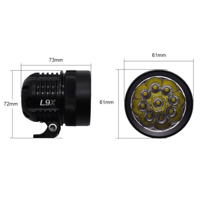 Knmaster Alien 27W Motosiklet Led Sis Farı - Görsel 6