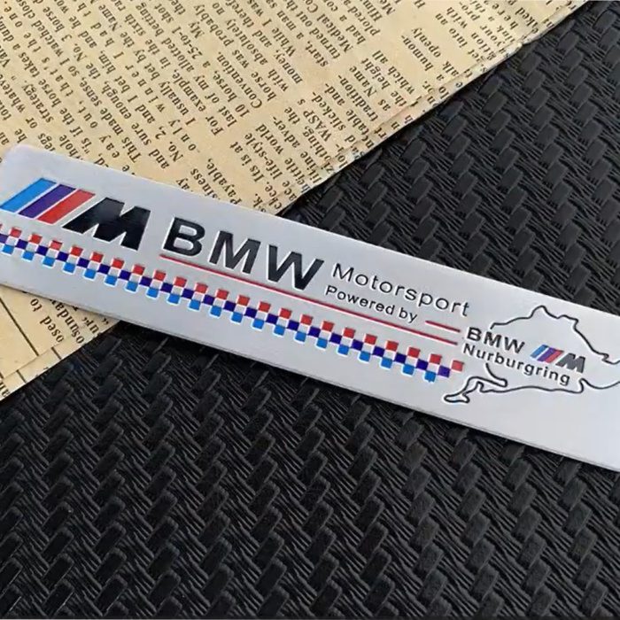 BMW 3D Kabartmalı Alüminyum Arma Sticker