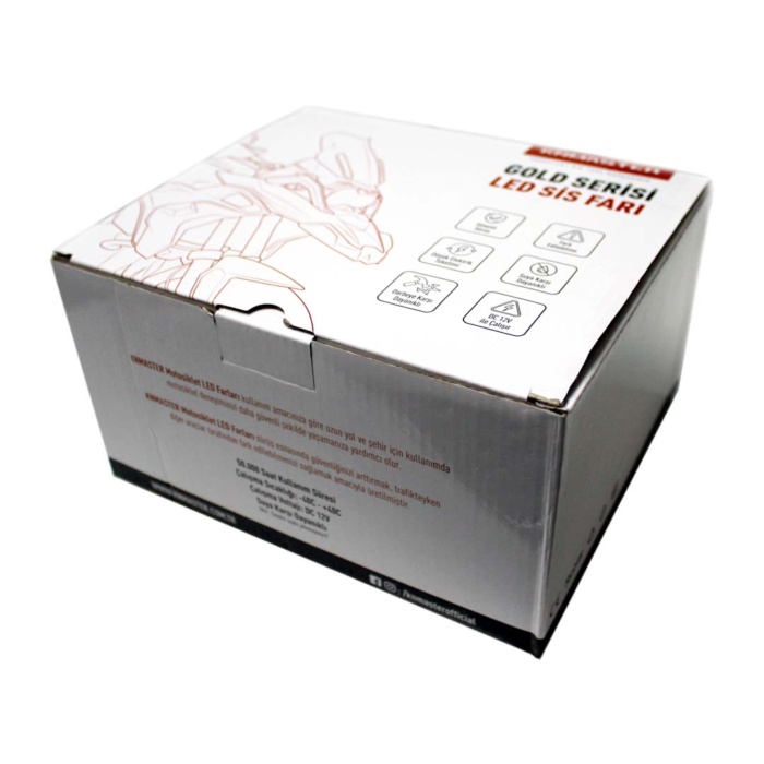 Knmaster Dalton 25W Motosiklet Led Sis Farı - Görsel 5