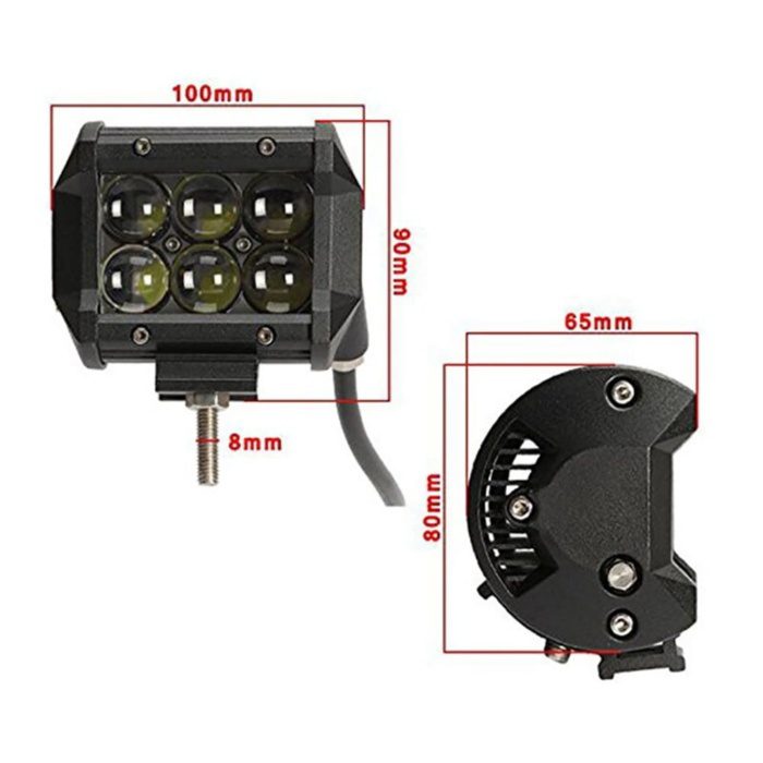 Knmaster Daytona 18W Motosiklet Led Sis Farı - Görsel 8