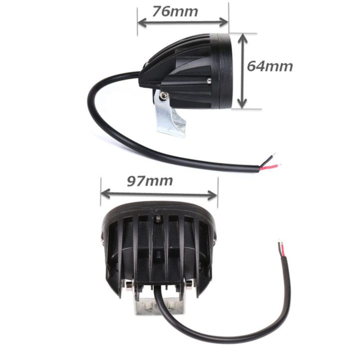 Knmaster Ariella 20W Motosiklet / Off Road Led Sis Farı - Görsel 5