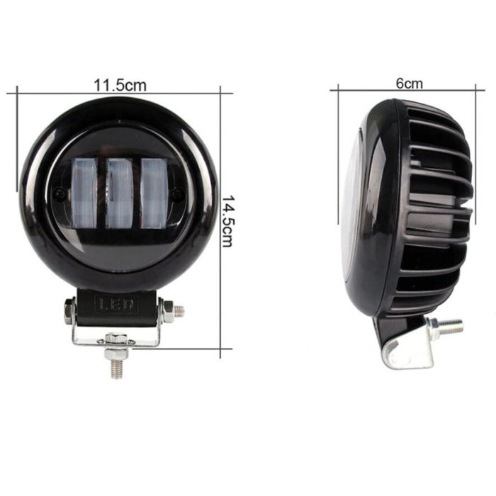 Knmaster Runden 30W Motosiklet / Off Road Led Sis Farı - Görsel 5