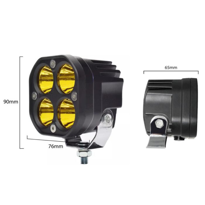 Knmaster Yoldie 40W Motosiklet / Off Road Led Sis Farı - Görsel 6