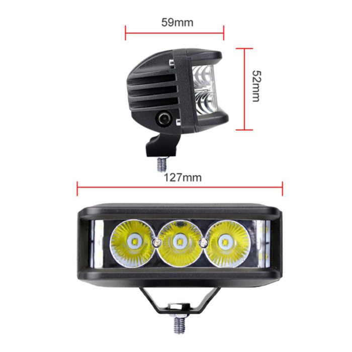 Knmaster Tizard Y 40W Motosiklet / Off Road Led Sis Farı - Görsel 5