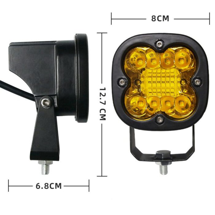 Knmaster Sahara Y 40W Motosiklet / Off Road Led Sis Farı - Görsel 5