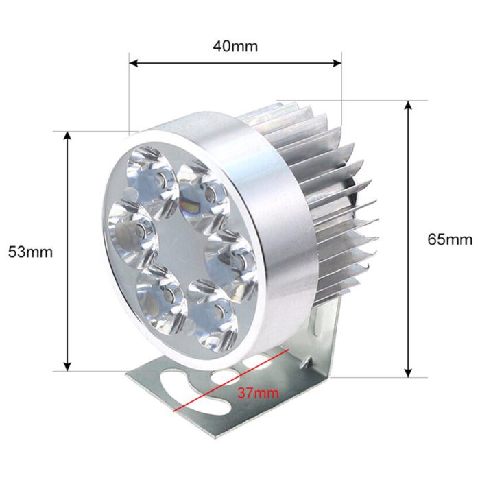 Knmaster Matol 9 Ledli Motosiklet Led Sis Farı - Görsel 4