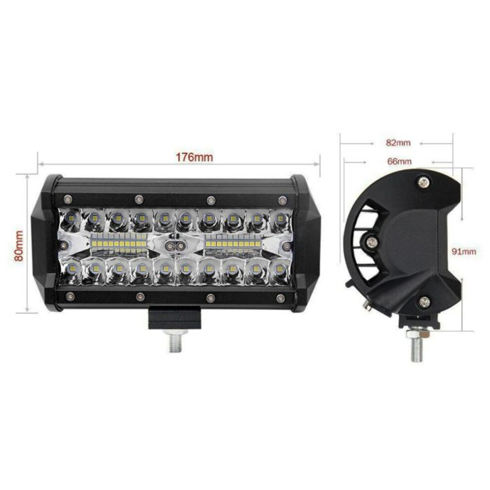 Knmaster Snake x2 120W Bar Tipi Off Road Led Sis Farı - Görsel 5