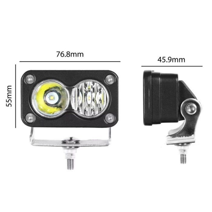 Knmaster Porter 20W Motosiklet / Off Road Led Sis Farı - Görsel 6