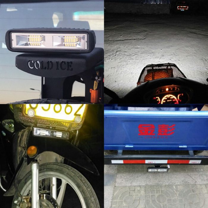 Knmaster Twiner 60W Motosiklet / Off Road Led Sis Farı - Görsel 3