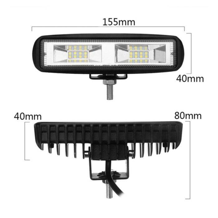 Knmaster Twiner 60W Motosiklet / Off Road Led Sis Farı - Görsel 4