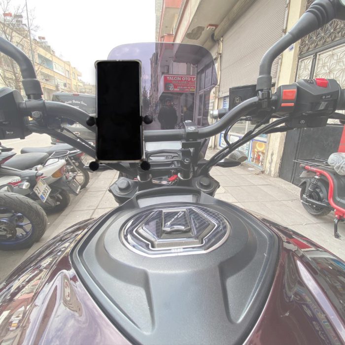 Motosiklet Bisiklet Telefon Tutucu - Gidon Bağlantılı